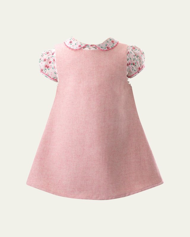 Girl's Tweed Pinafore Dress & Top Set, Size 2-14
